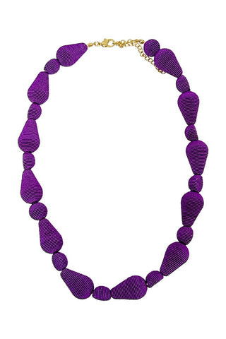 Geo Necklace - Purple - Hello Edie - COLOR GAME