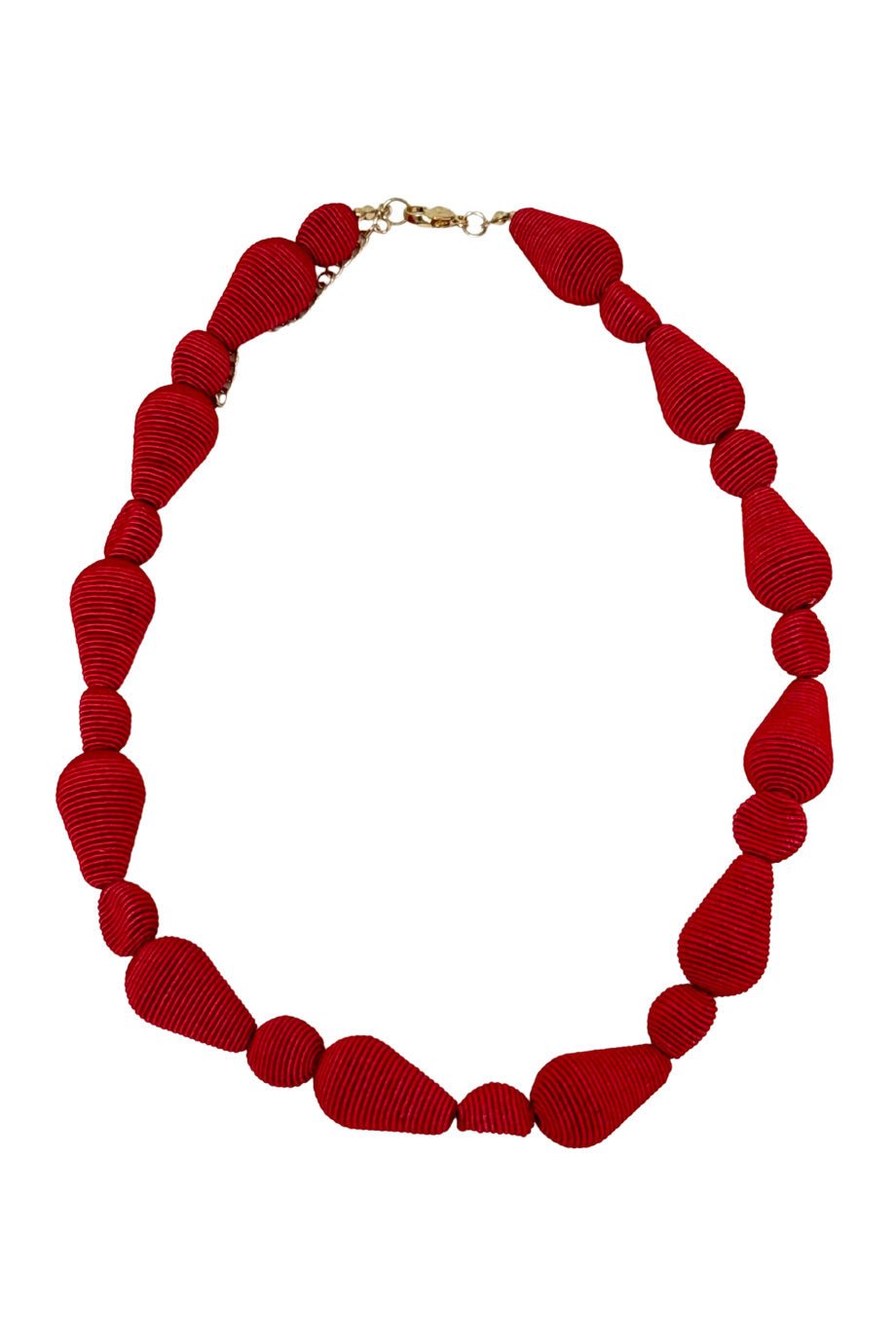 Geo Necklace - Red - Hello Edie - COLOR GAME
