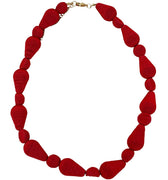 Geo Necklace - Red - Hello Edie - COLOR GAME