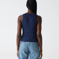 Gina Ribbed Crop Tank Nocturnal - Michael Stars - COLOR GAME