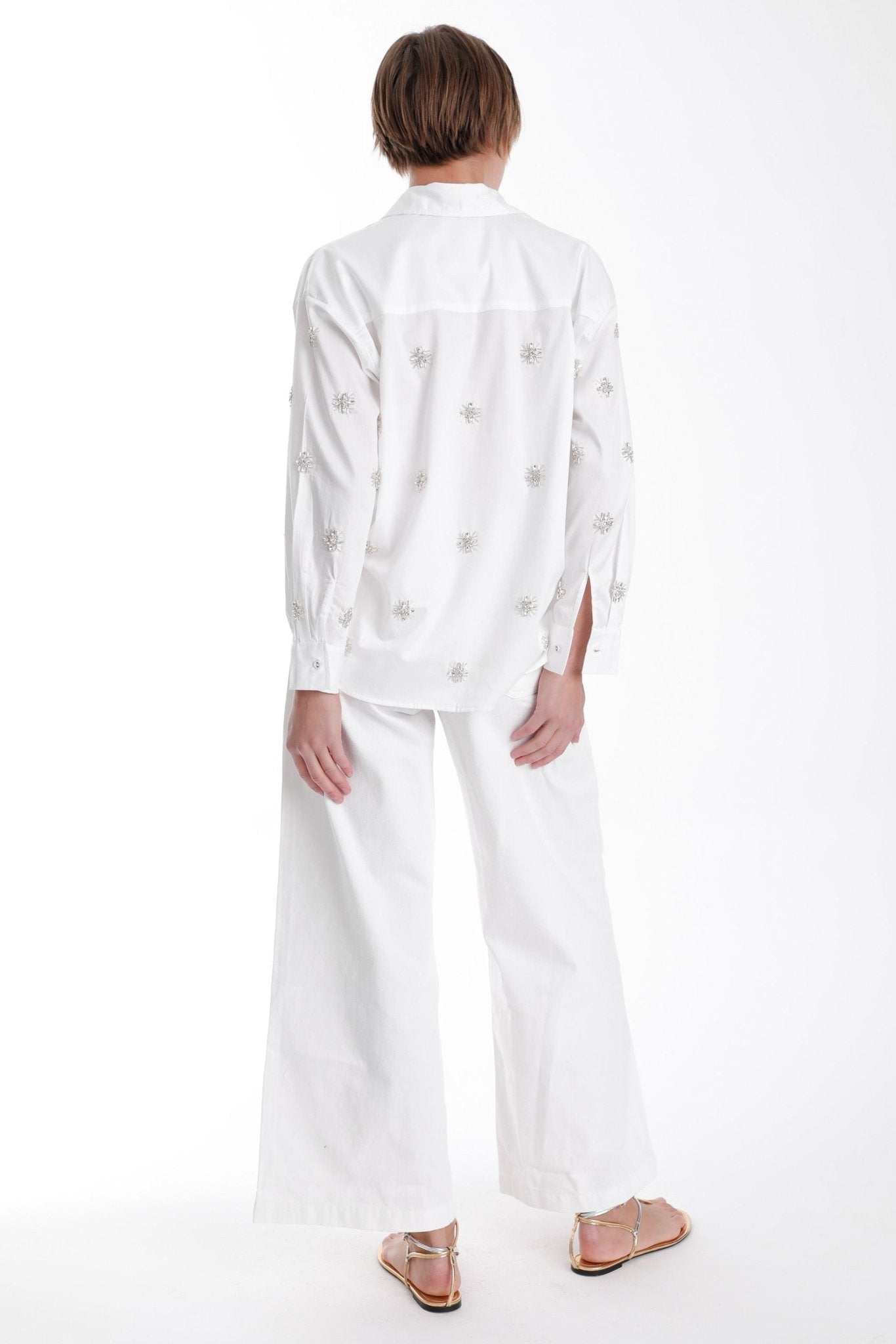 Gisela Rhinestone Blouse - Karina Grimaldi - COLOR GAME