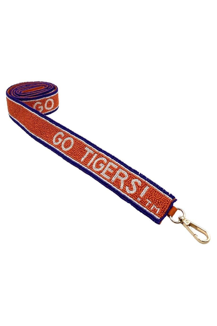 Go Tigers Beaded Bag Strap - Pizzazz, Inc. - COLOR GAME