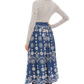 Greta Chambray Eyelet Midi Skirt - Allison New York - COLOR GAME