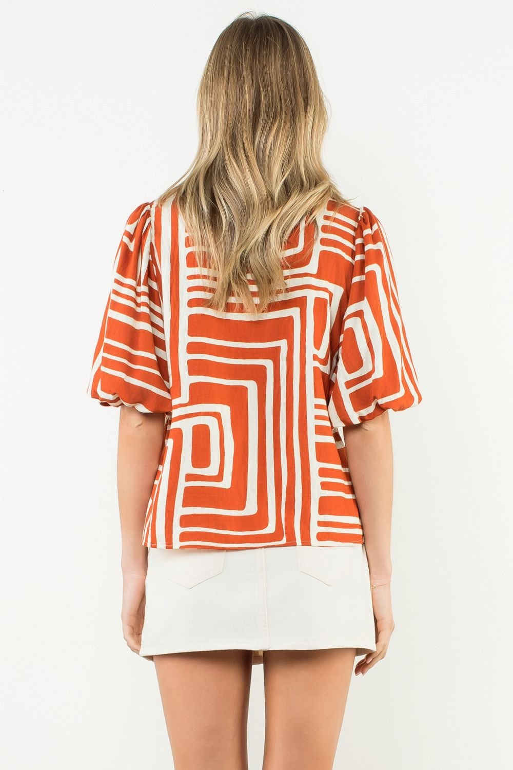 Hagan Printed Top - THML - COLOR GAME