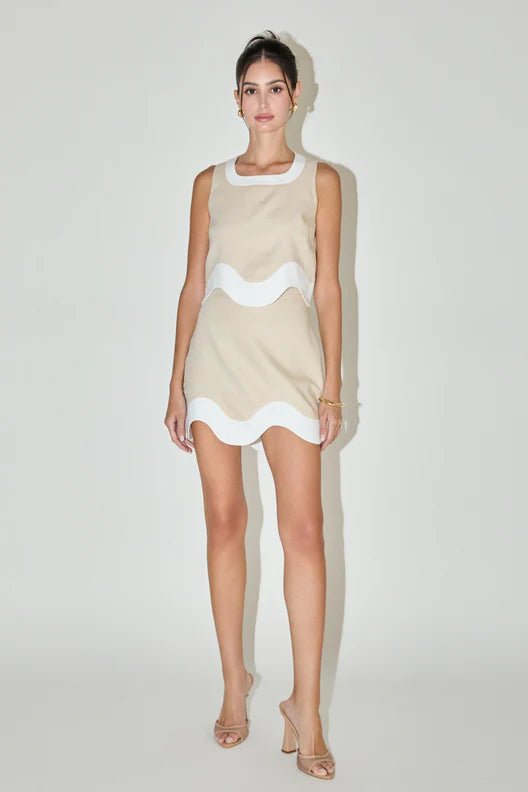 Harlow Contrast Trim Top - Color Game - COLOR GAME