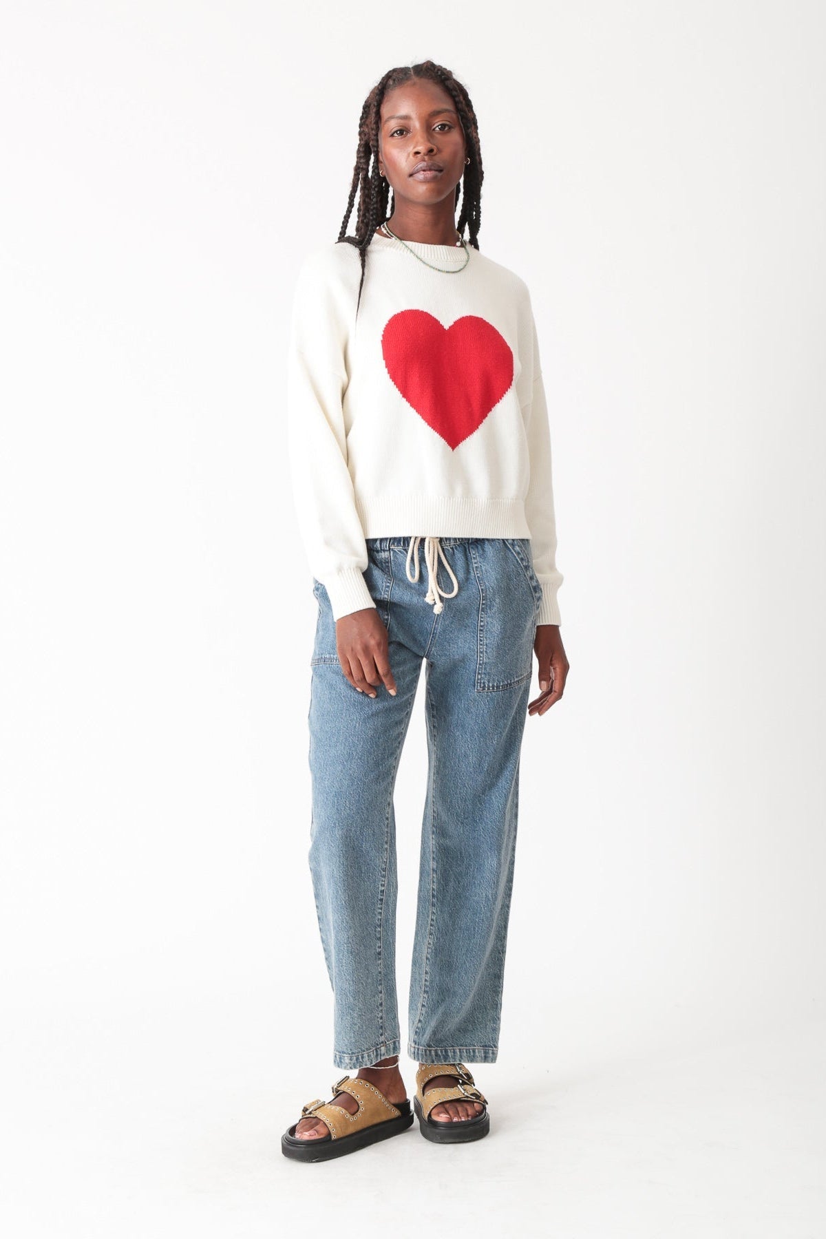 Heart Sweater - Electric & Rose - COLOR GAME