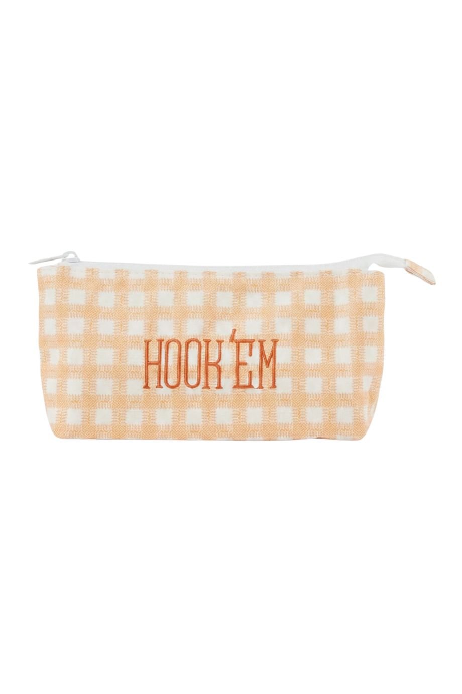 Hook 'Em Check Print Tyvek® Pouch Small - Wipstitch - COLOR GAME