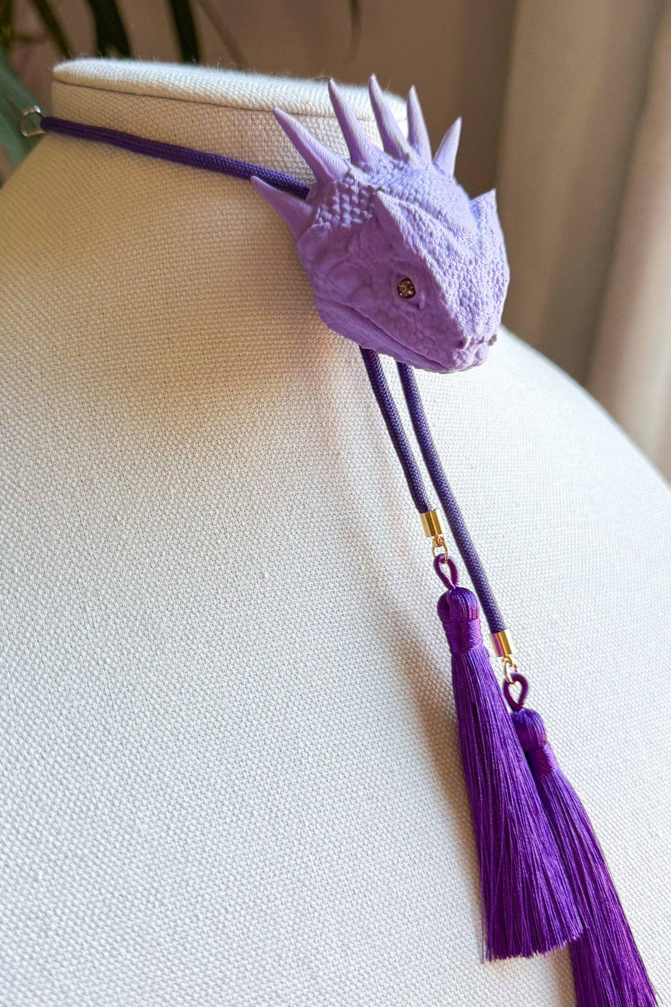 Horned Frog Bolo Lavender - Rahya Jewelry Design - COLOR GAME