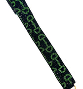 Horsebit Beaded Strap Black + Green - Gameday Luxe - COLOR GAME