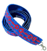 Horsebit Beaded Strap Blue + Red - Gameday Luxe - COLOR GAME