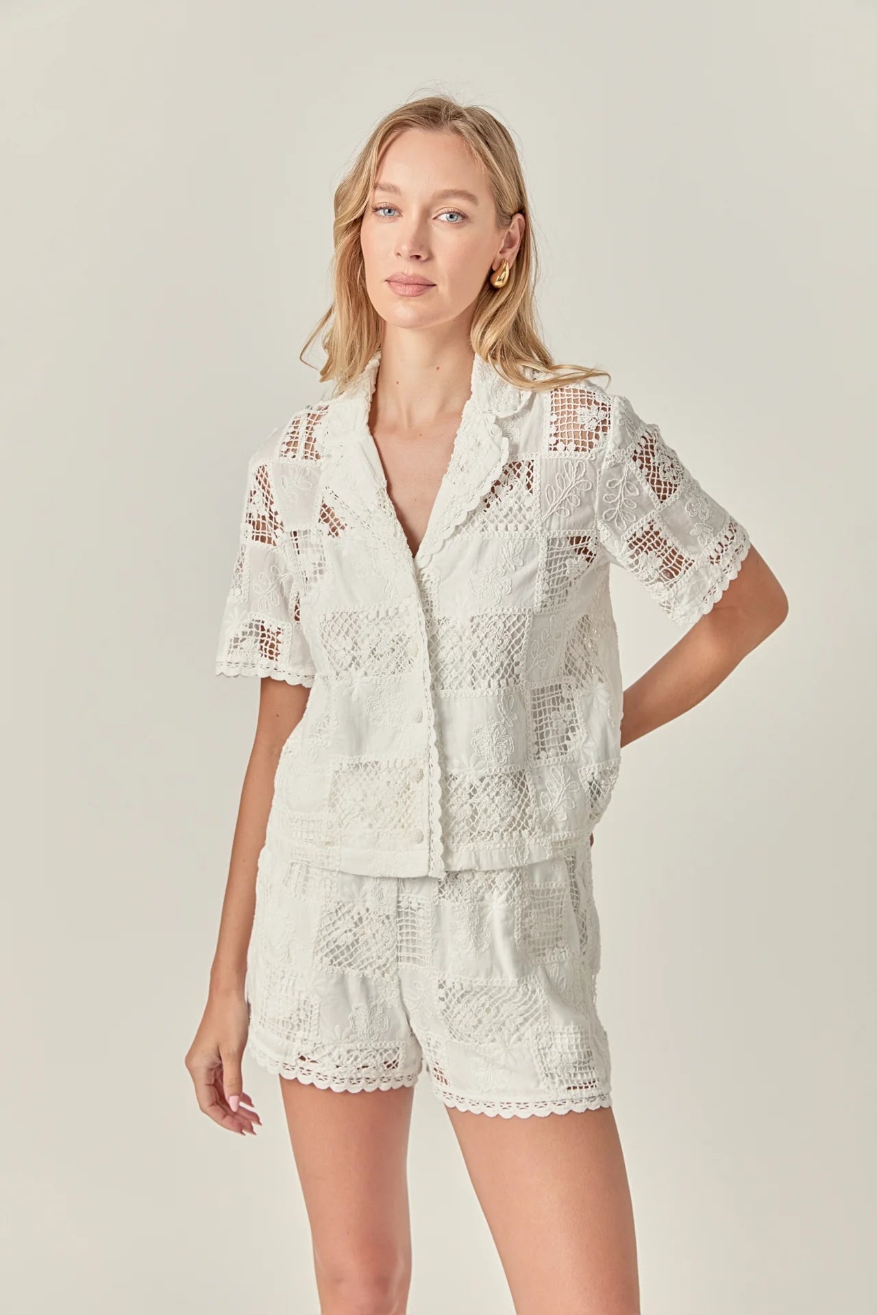 Ibiza Embroidered Shirt - English Factory - COLOR GAME