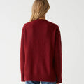 Imogen Crew Neck Sweater Dark Carmine - Michael Stars - COLOR GAME