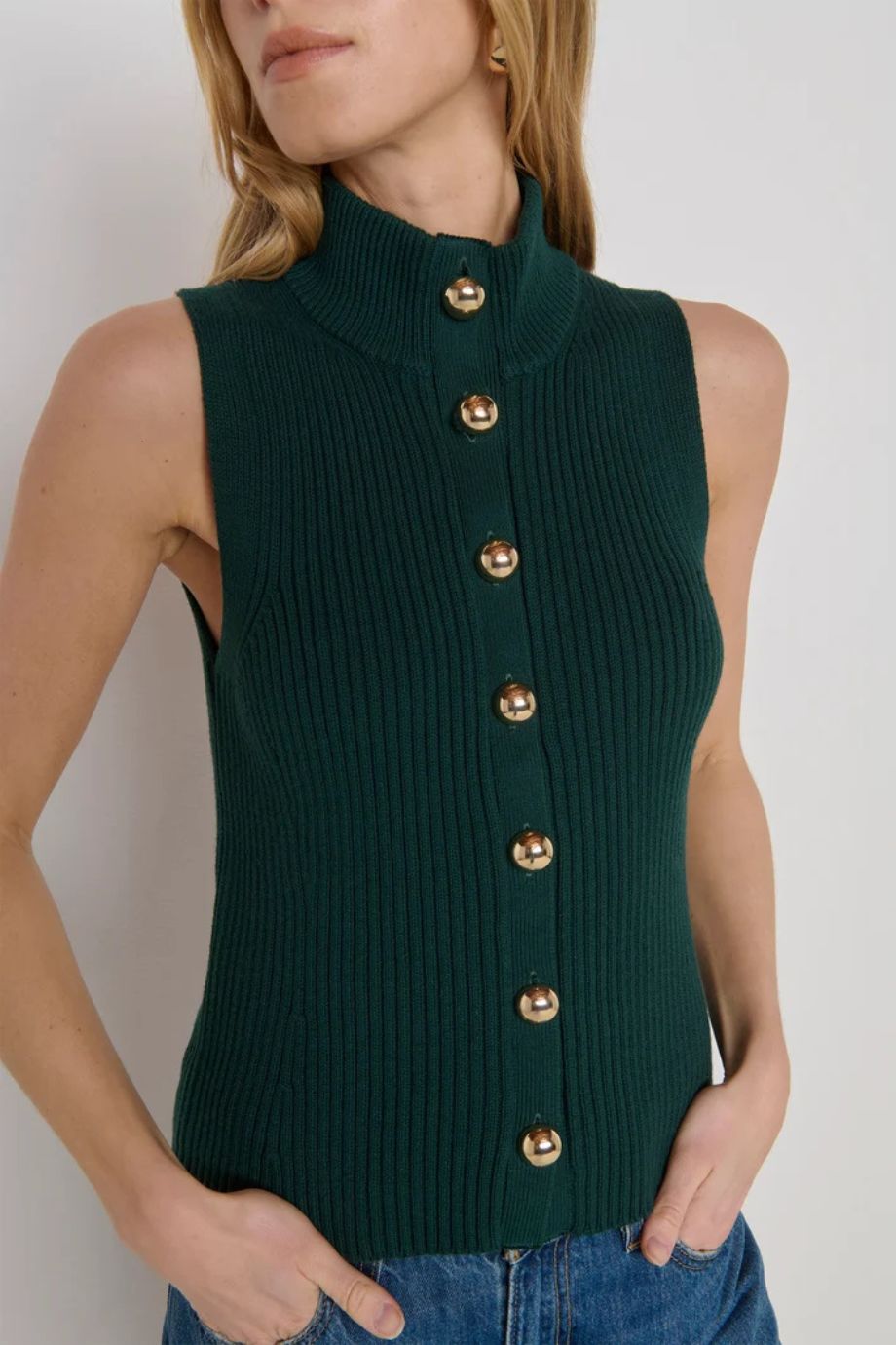 Ira Sweater Vest Garden - Nation Los Angeles - COLOR GAME