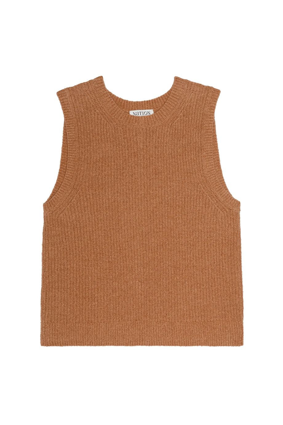 Jacqueline Knit Tank – Mocha - Nation Los Angeles - COLOR GAME