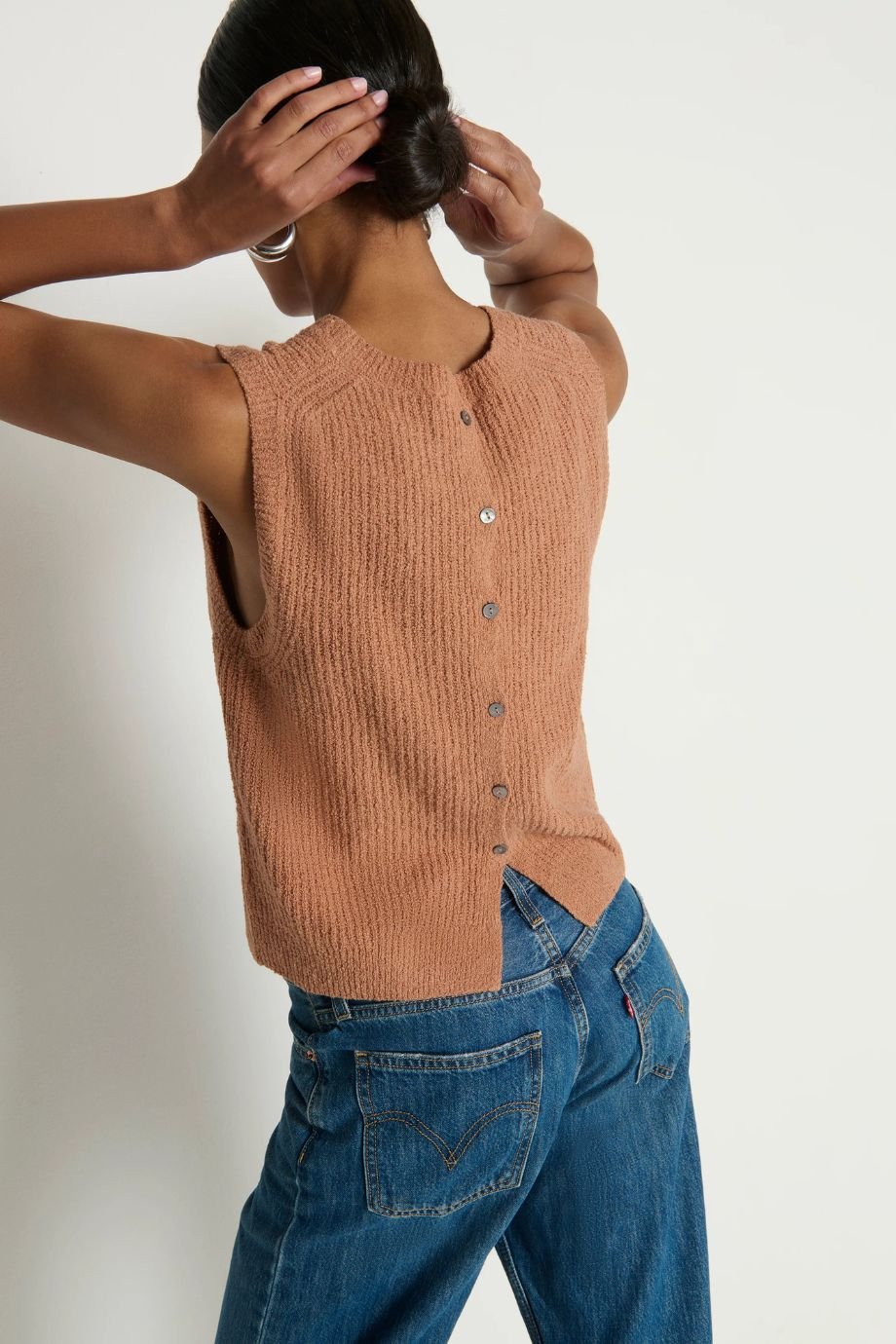 Jacqueline Knit Tank – Mocha - Nation Los Angeles - COLOR GAME
