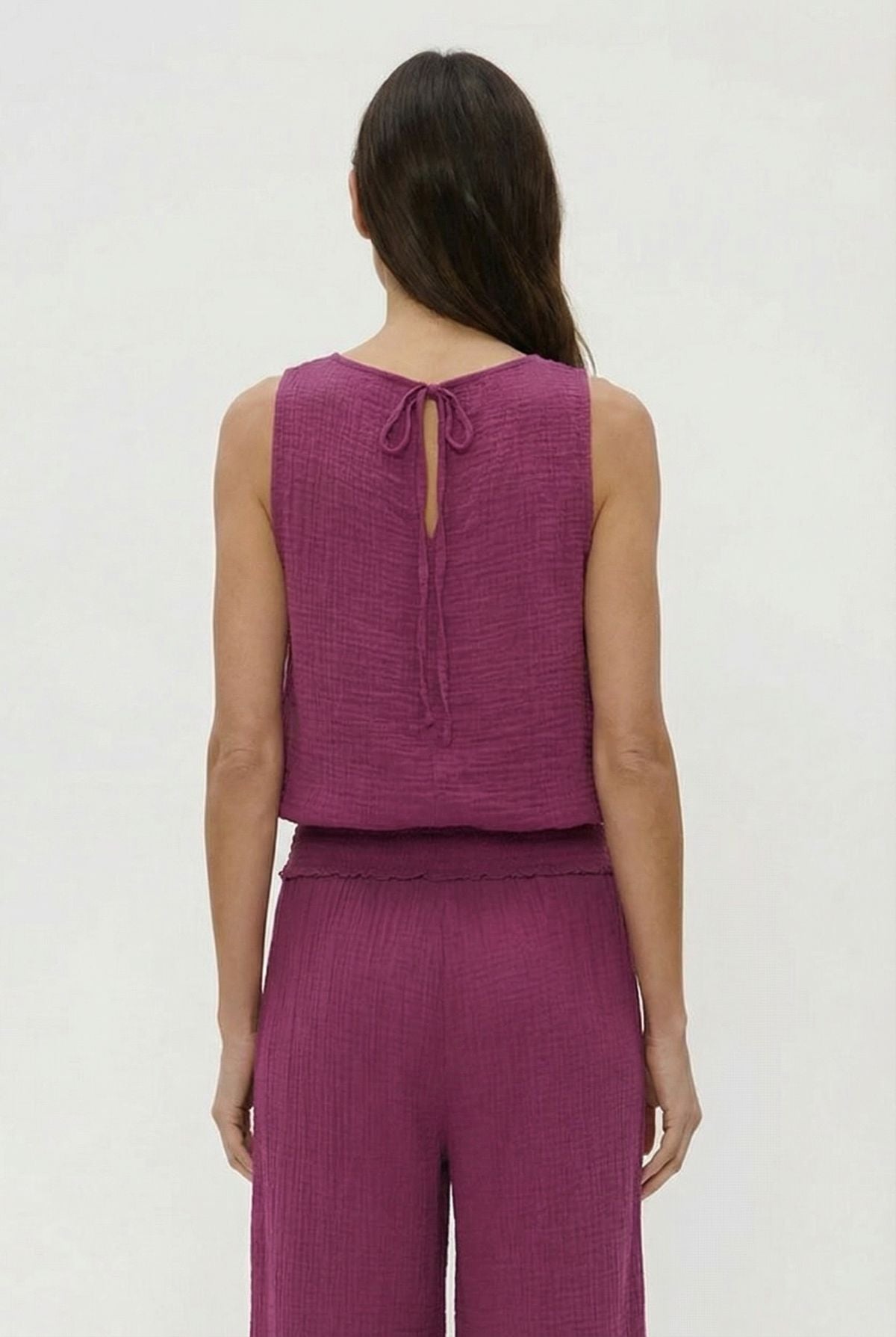 Janelle Tie Tank - FINAL SALE - Michael Stars - COLOR GAME