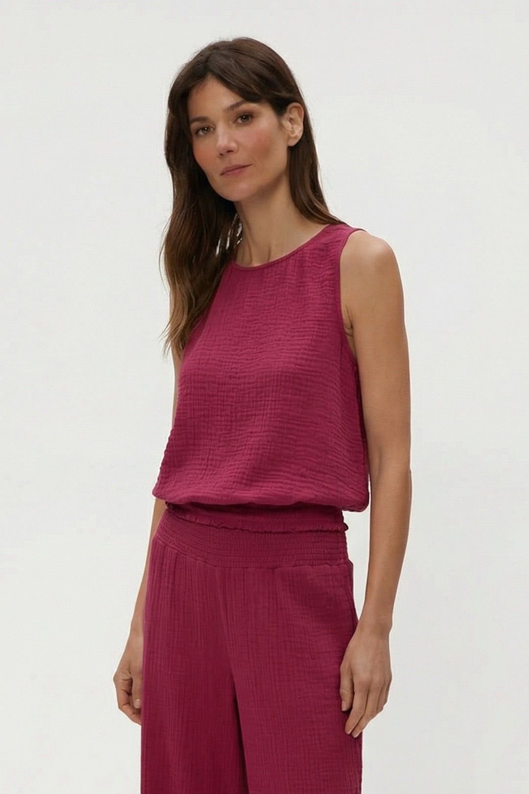 Janelle Tie Tank - FINAL SALE - Michael Stars - COLOR GAME