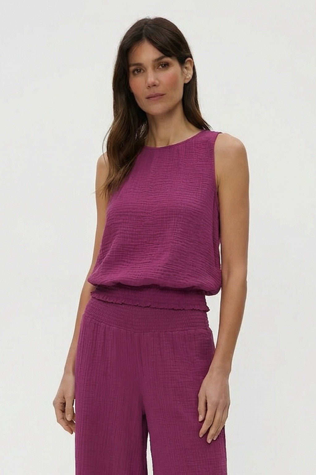 Janelle Tie Tank - FINAL SALE - Michael Stars - COLOR GAME