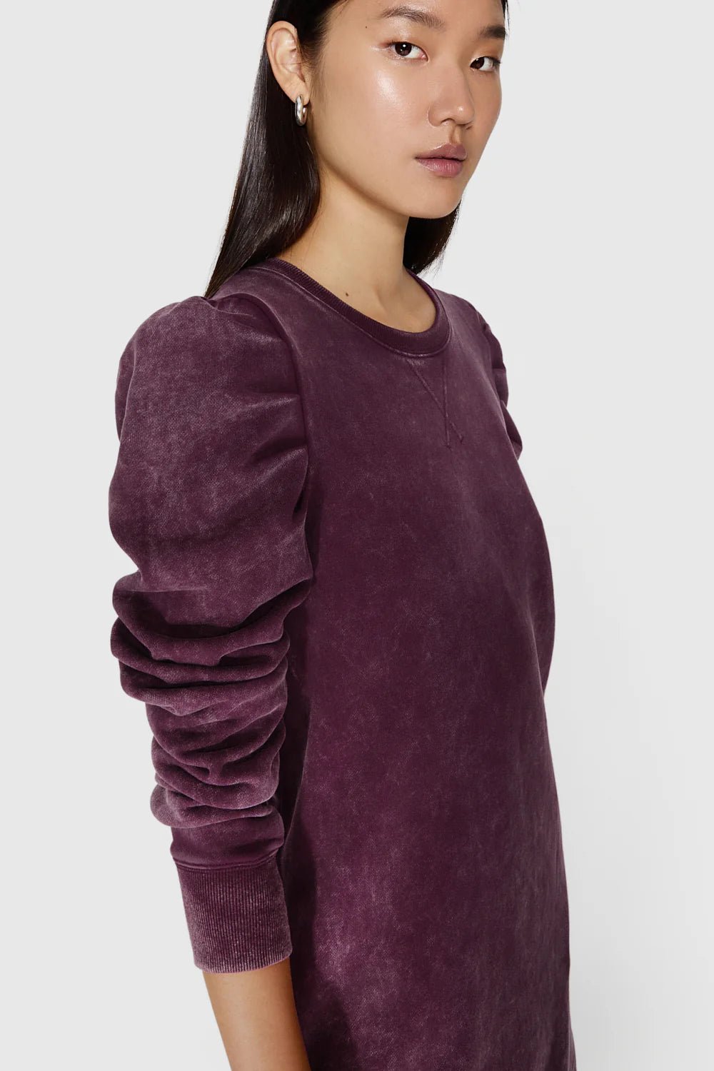 Janine Terry Dress Acid Washed Currant - Rebecca Minkoff - COLOR GAME