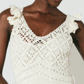 Janis Hand - Crochet Midi Dress Ivory - Cleobella - COLOR GAME