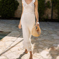 Janis Hand - Crochet Midi Dress Ivory - Cleobella - COLOR GAME