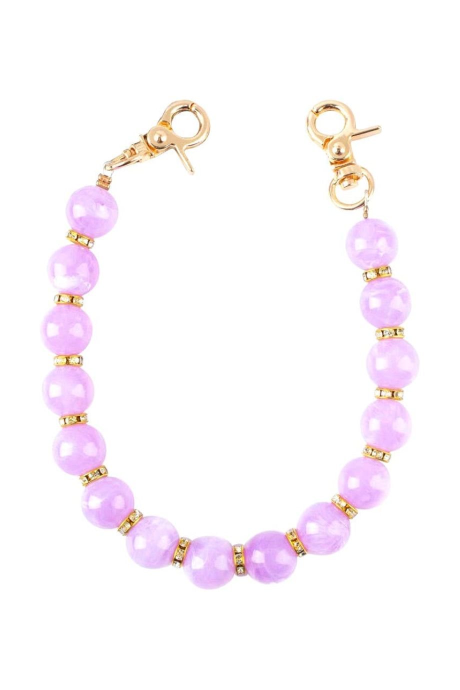 Jennie Beaded Bag + Phone Chain Lilac - Gemelli - COLOR GAME