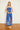 Josephine Guepard Bleu Dress - Caballero Collection - Color Game