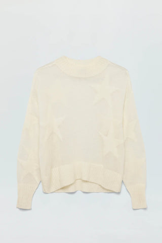 Joslyn Sheer Sweater Ivory Star - Pistola - COLOR GAME