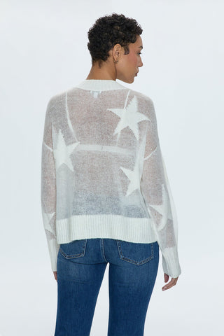 Joslyn Sheer Sweater Ivory Star - Pistola - COLOR GAME