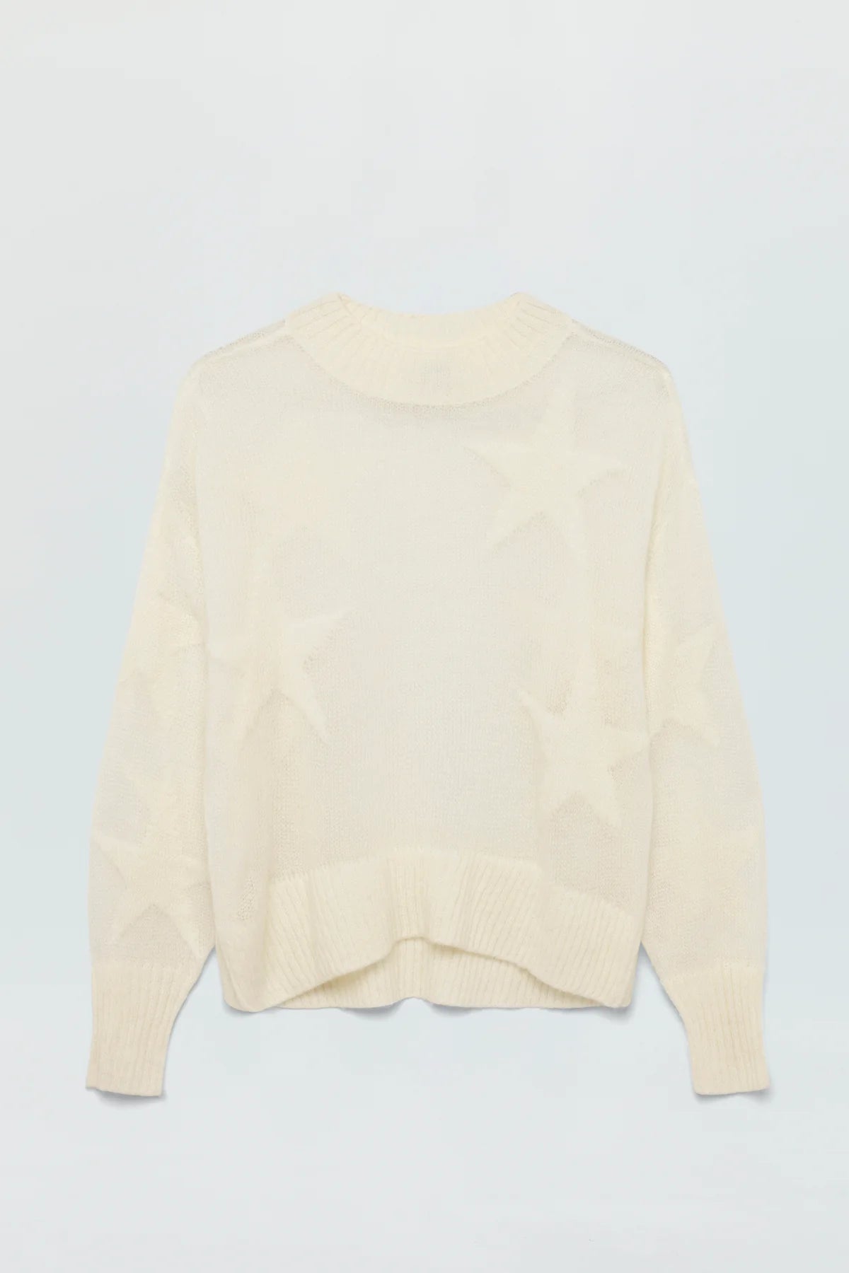 Joslyn Sheer Sweater Ivory Star - Pistola - COLOR GAME