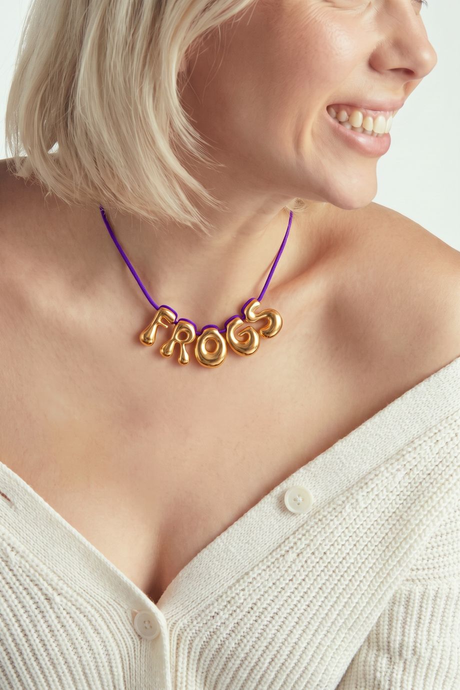 Joy FROGS Necklace - La Môme Bijou - COLOR GAME