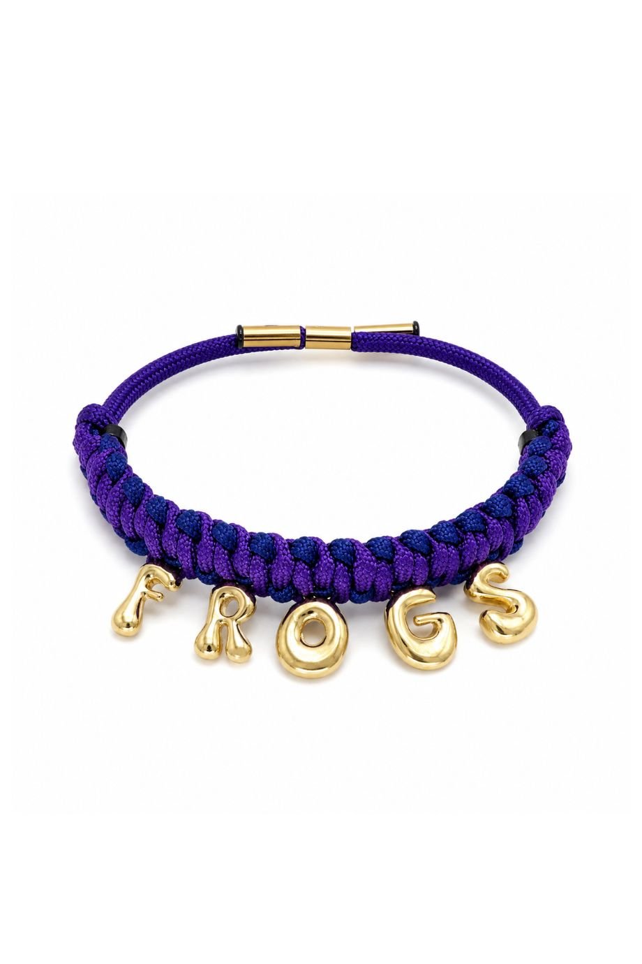 Joy Purple Braided Frogs Bracelet - La Môme Bijou - COLOR GAME