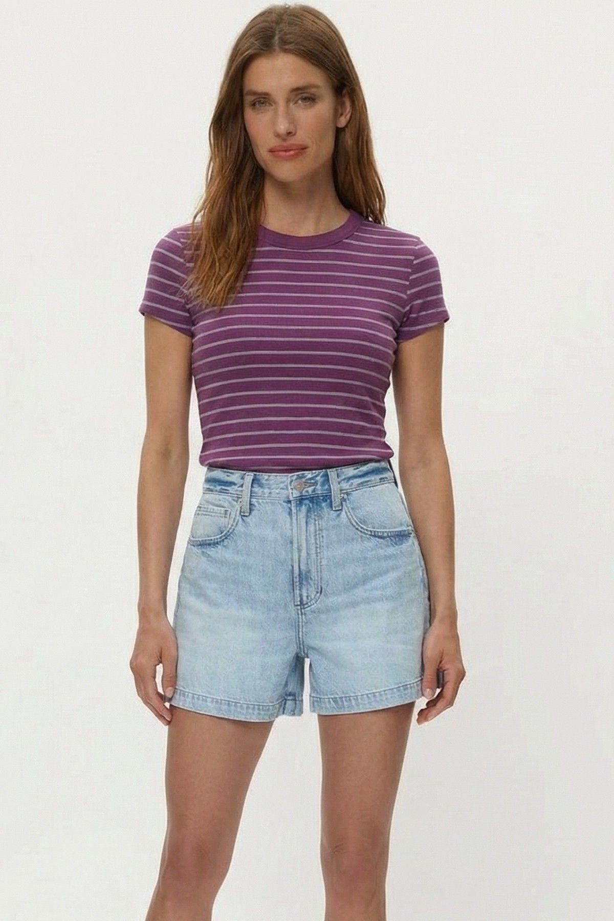 Joy Striped Tee - Michael Stars - COLOR GAME