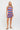 Julia Tangerine + Cobalt Striped Dress - Electric & Rose - Color Game