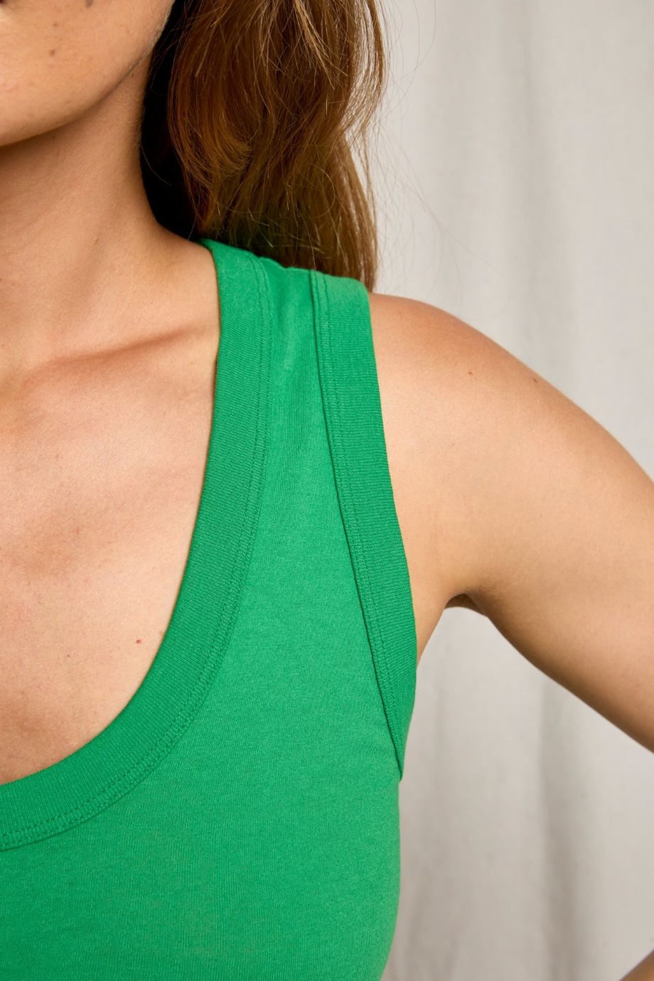 Khara Cotton U - Neck Tank - perfectwhitetee - COLOR GAME