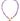 Lavender Haze Heart Charm Collar Necklace - Accessory Concierge - COLOR GAME