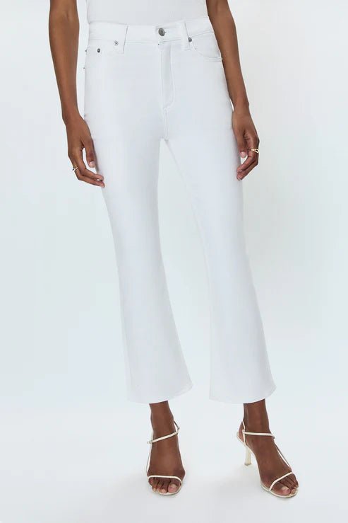 Lennon High Rise Crop Boot – Vivid White - Pistola - COLOR GAME