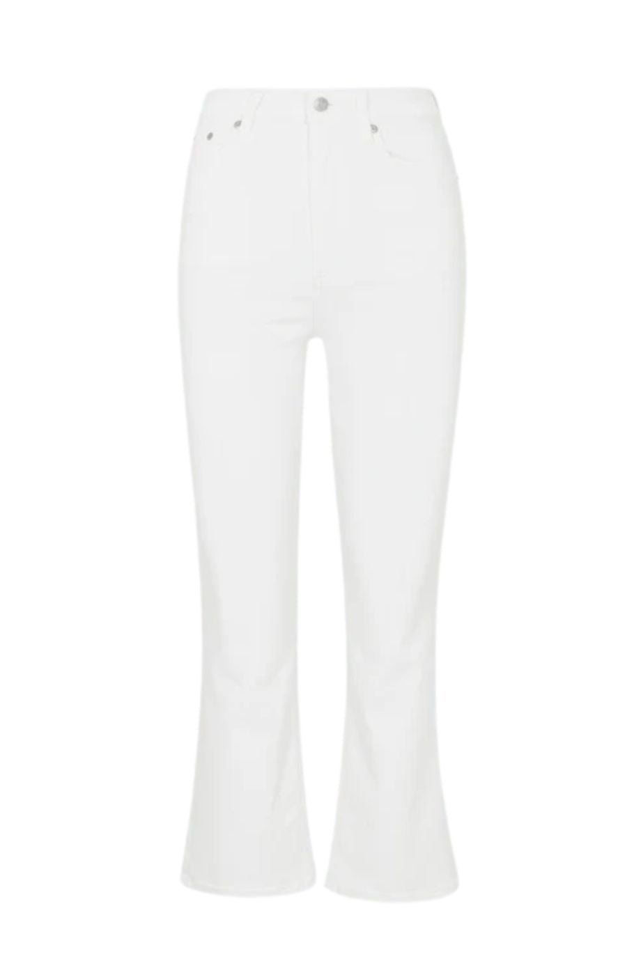 Lennon High Rise Crop Boot – Vivid White - Pistola - COLOR GAME