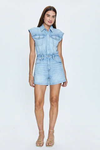 Lennox Denim Romper Roma - Pistola - COLOR GAME