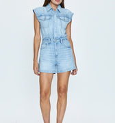 Lennox Denim Romper Roma - Pistola - COLOR GAME