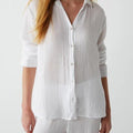 Leo Gauze Button Down Shirt - Michael Stars - Color Game