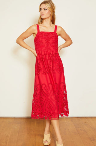 Liana Embroidered Lace Dress - Caballero Collection - Color Game