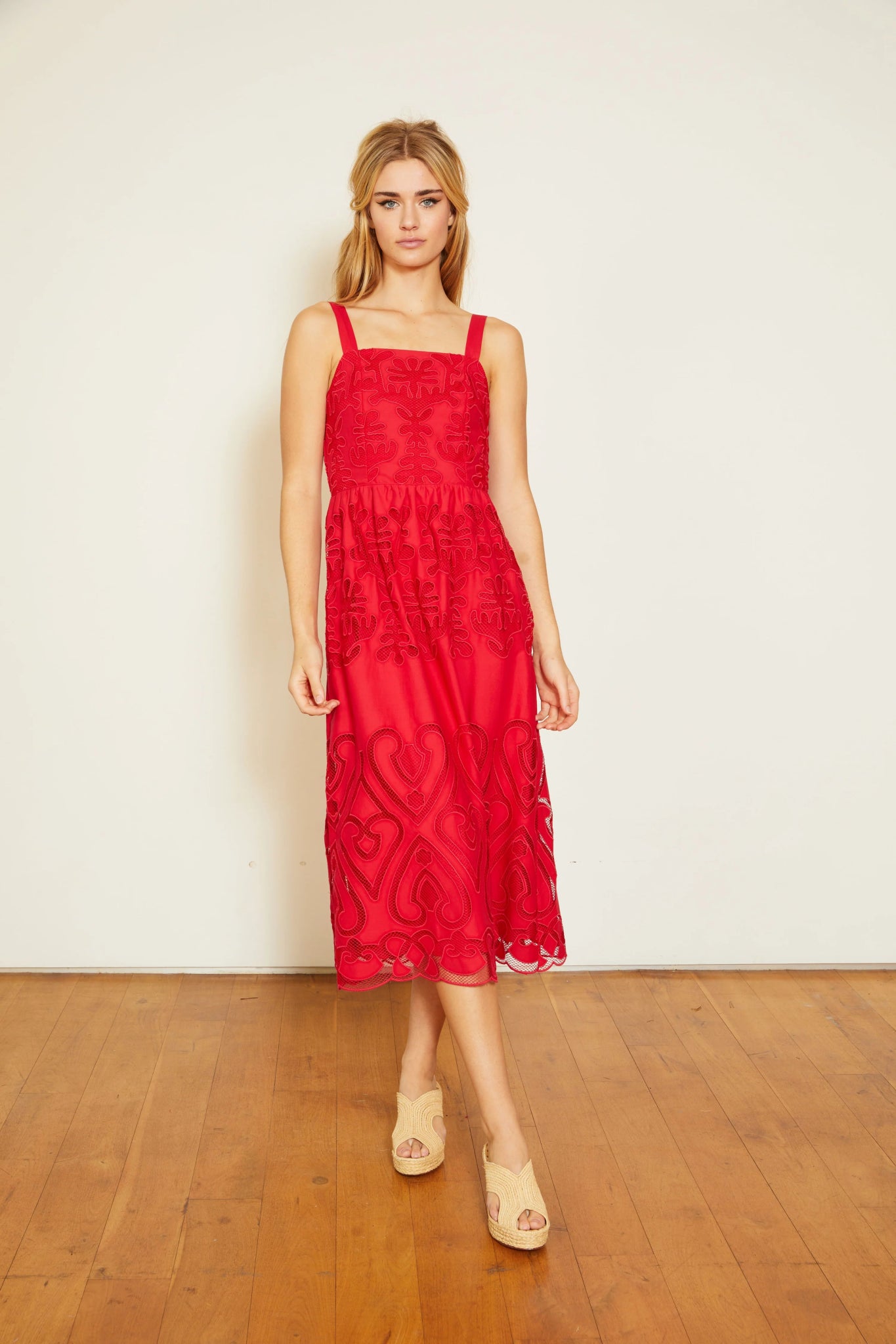 Liana Embroidered Lace Dress - Caballero Collection - Color Game