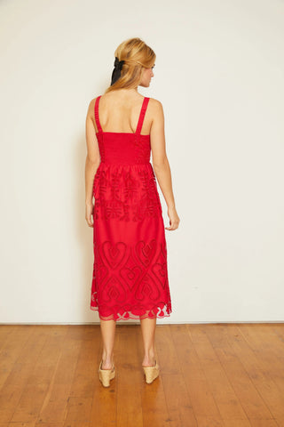 Liana Embroidered Lace Dress - Caballero Collection - Color Game