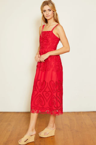 Liana Embroidered Lace Dress - Caballero Collection - Color Game