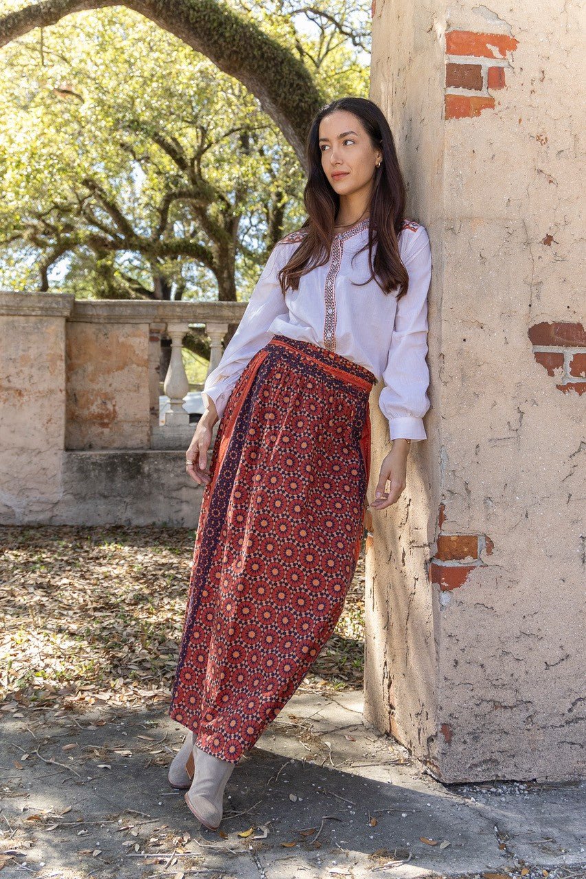 Lola Embroidered Blouse - Bindu - COLOR GAME