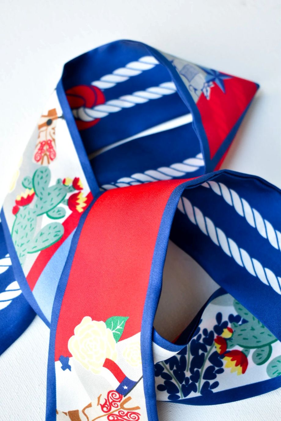 Lone Star State Skinny Scarf - Saturday Silks - COLOR GAME