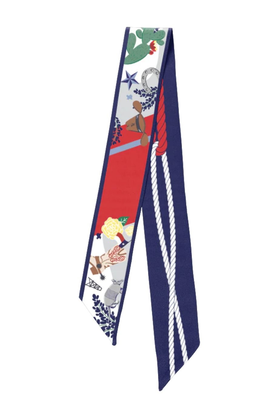 Lone Star State Skinny Scarf - Saturday Silks - COLOR GAME