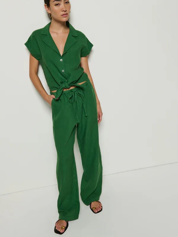 Lucia Tie Waist Pant - Nation LTD - COLOR GAME