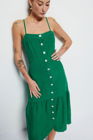 Luciana Dress Verdant Green - Nation LTD - Color Game